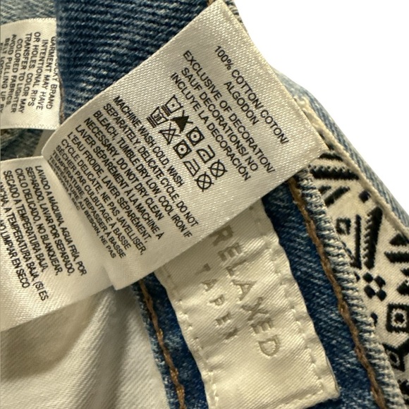 Lucky Brand Relaxed Taper Distressed Jeans - Picture 6 of 9